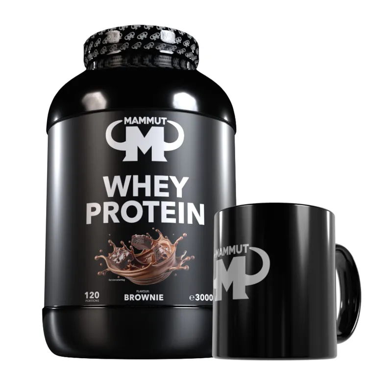 3 kg Whey Protein Bundle Protein Shaker / Brownie