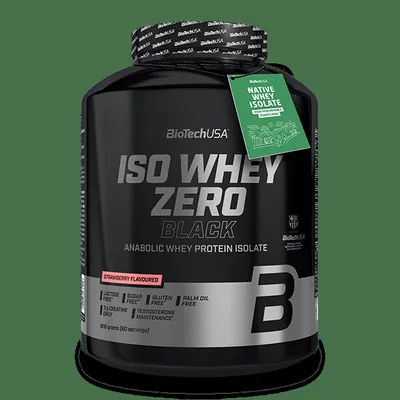 BIOTECH USA Iso Whey Zero Black (1816g) Vanille – 1816 g