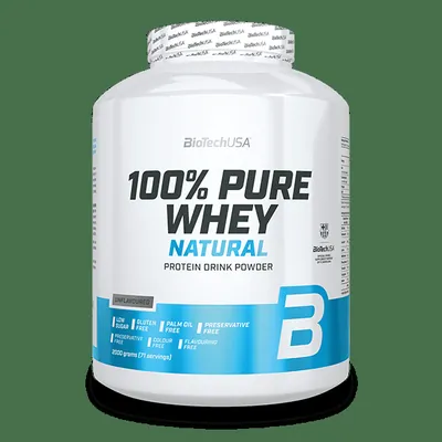 100% Pure Whey Natural Molkenprotein-Konzentrat Getränkepulver - 2000 g
