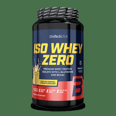 BIOTECH USA Iso Whey Zero Protein Isolat Pulver - 908 g – 908g