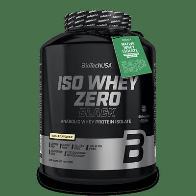 Iso Whey Zero Black Getränkepulver auf Basis von Molkeproteinisolat - 1816 g