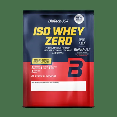 BIOTECH USA Iso Whey Zero Protein Isolat Pulver – 25g