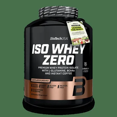 BIOTECH USA Iso Whey Zero Caffé latte - 1816 g – 1816g