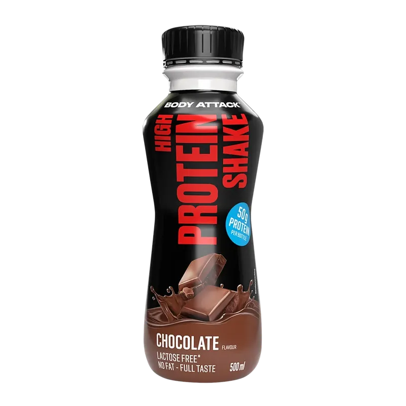 Body Attack High Protein Shake 500ml Flasche