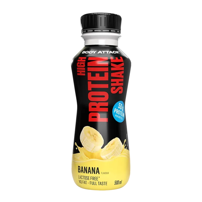Body Attack High Protein Shake 500ml Flasche – 500ml