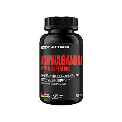 Body Attack - Ashwagandha - 120 Kapseln