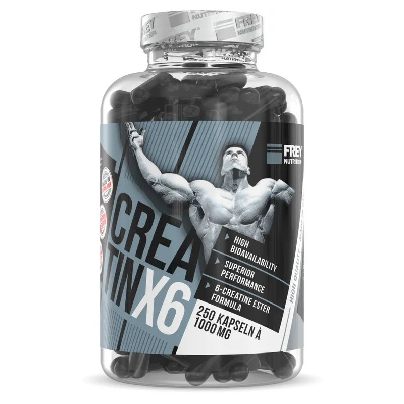 Frey Nutrition - Creatin X6 - 250 Kapseln