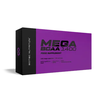 Scitec Nutrition | Mega BCAA 1400 - 120 Kapseln