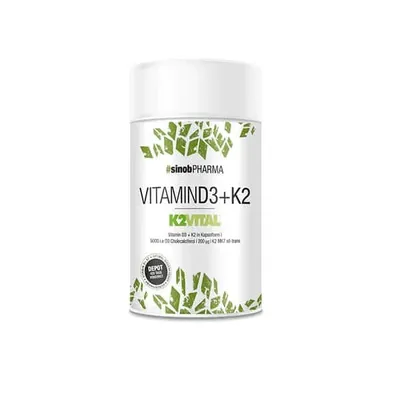 #sinob | Vitamin D3 + K2 - 60 Kapseln