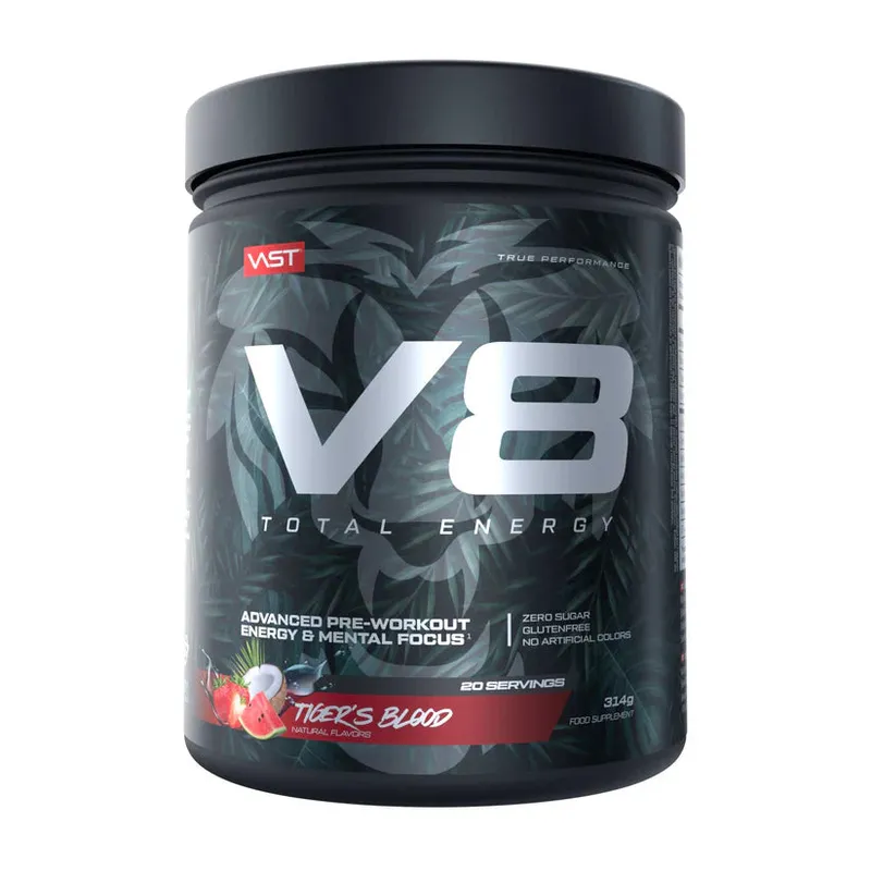 VAST® V8 TOTAL ENERGY PRE WORKOUT BOOSTER