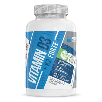 Frey Nutrition Vitamin D3 + K2 Forte 90 Kapseln
