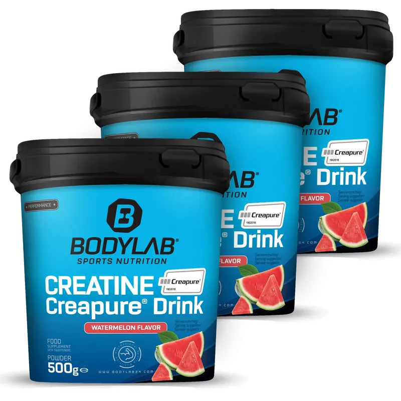 3 x Creatine Creapure® Drink (je 500g)