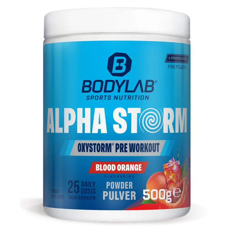 BODYLAB Alpha Storm - OXYSTORM® Pre Workout Blood Orange (500g) – 500 g