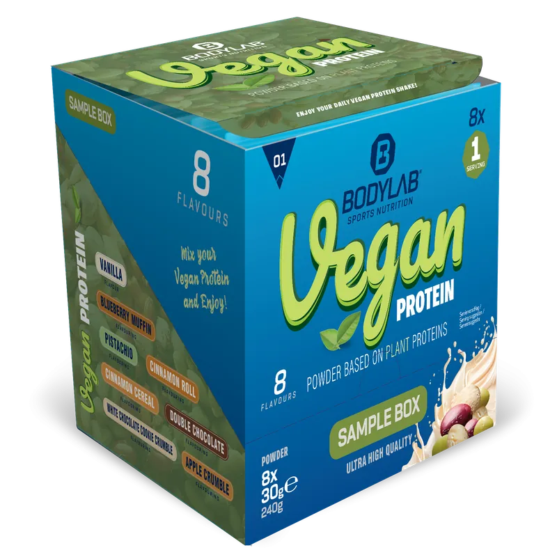 Vegan Protein Probierboxen (8 Proben je 30g) Mixed Box