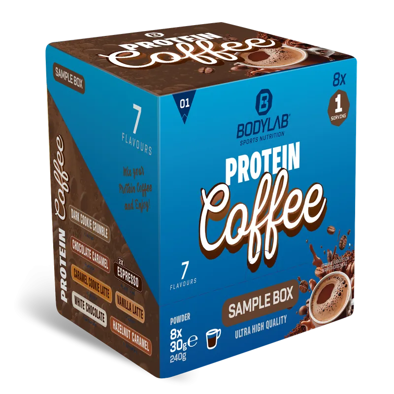 Protein Coffee Probierbox (8 Proben je 30g)