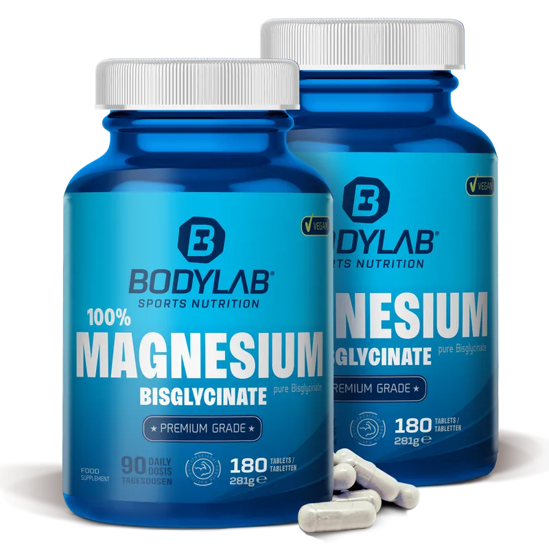 2 x 100% Magnesium Bisglycinate (180 Tabletten)