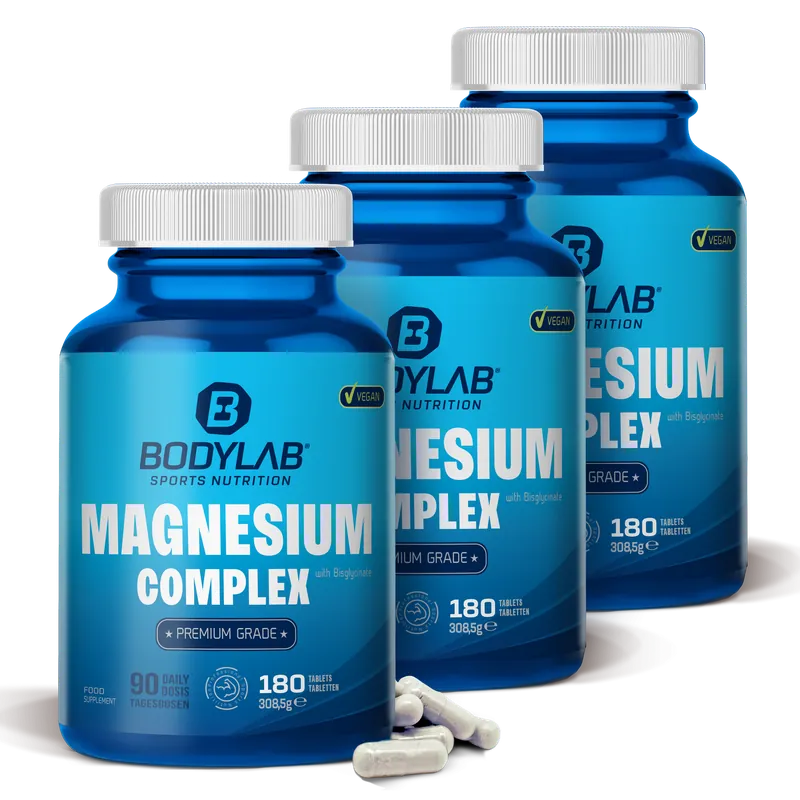 3 x Magnesium Complex (je 180 Tabletten)