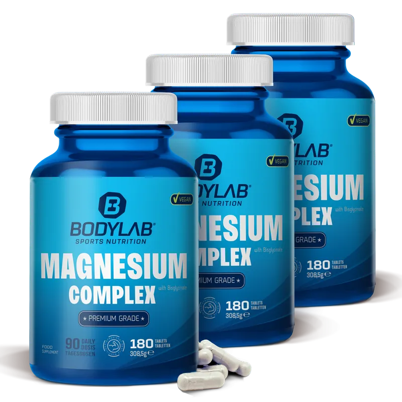 3 x Magnesium Complex (je 180 Tabletten)