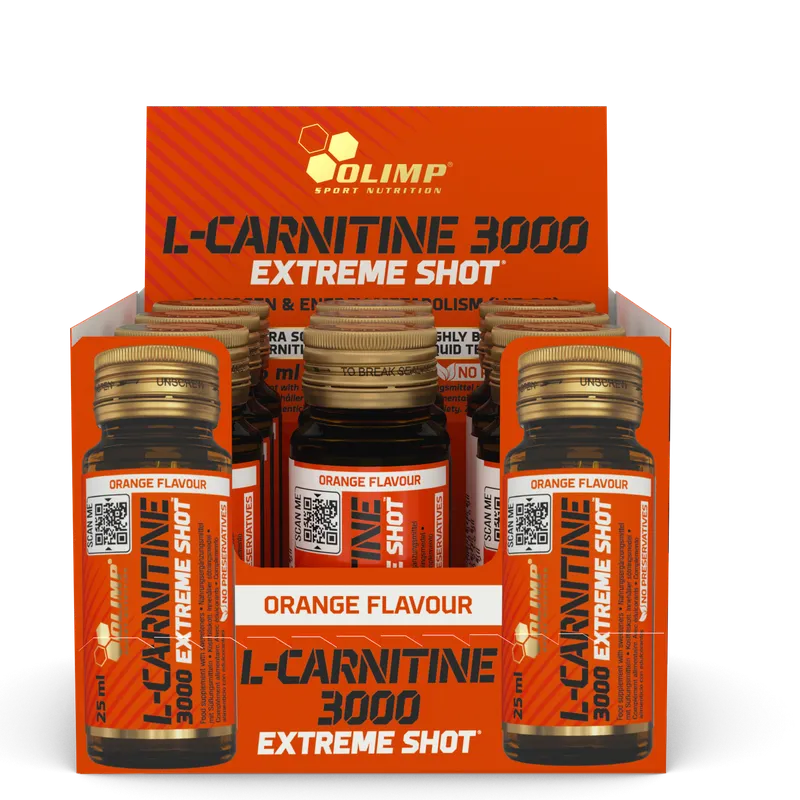 L-Carnitine 3000 Extreme Shot (9x25ml) Orange