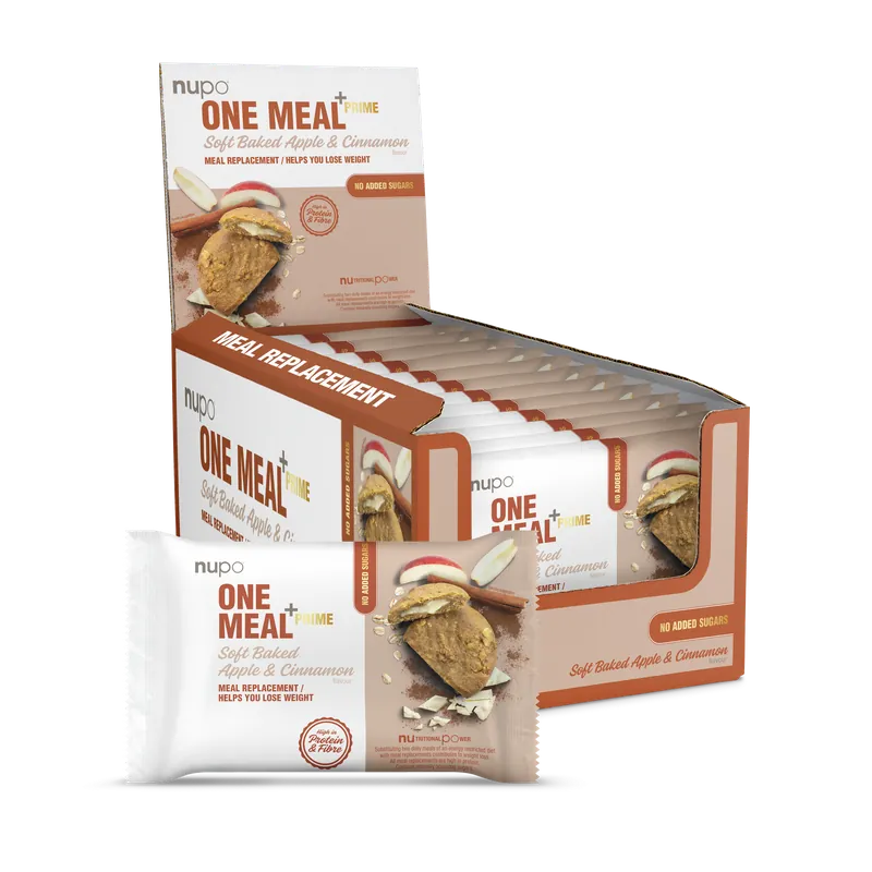 One Meal +Prime Soft Baked (12x70g) Apple & Cinnamon