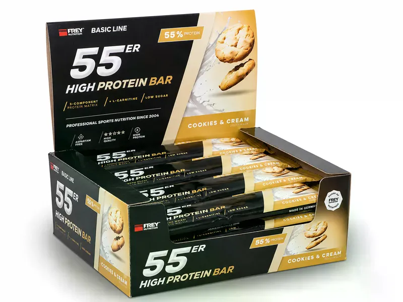 Frey Nutrition - 55er Riegel - Karton 20 x 50g