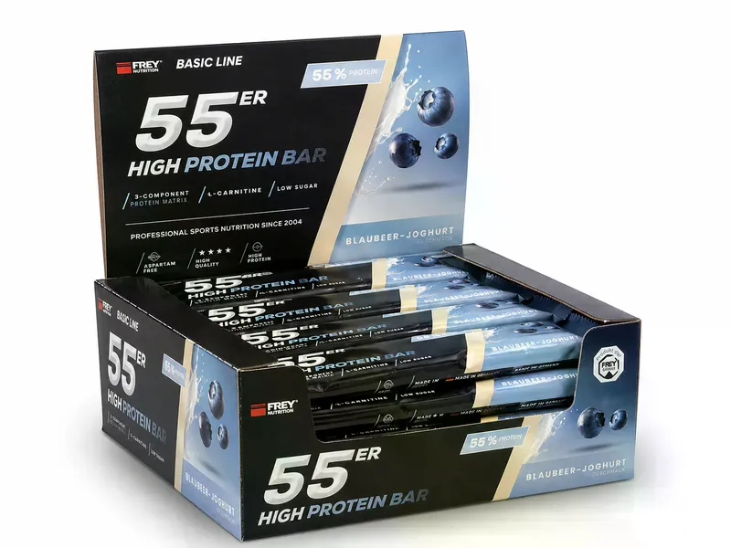 Frey Nutrition - 55er Riegel - Karton 20 x 50g – 1000 g
