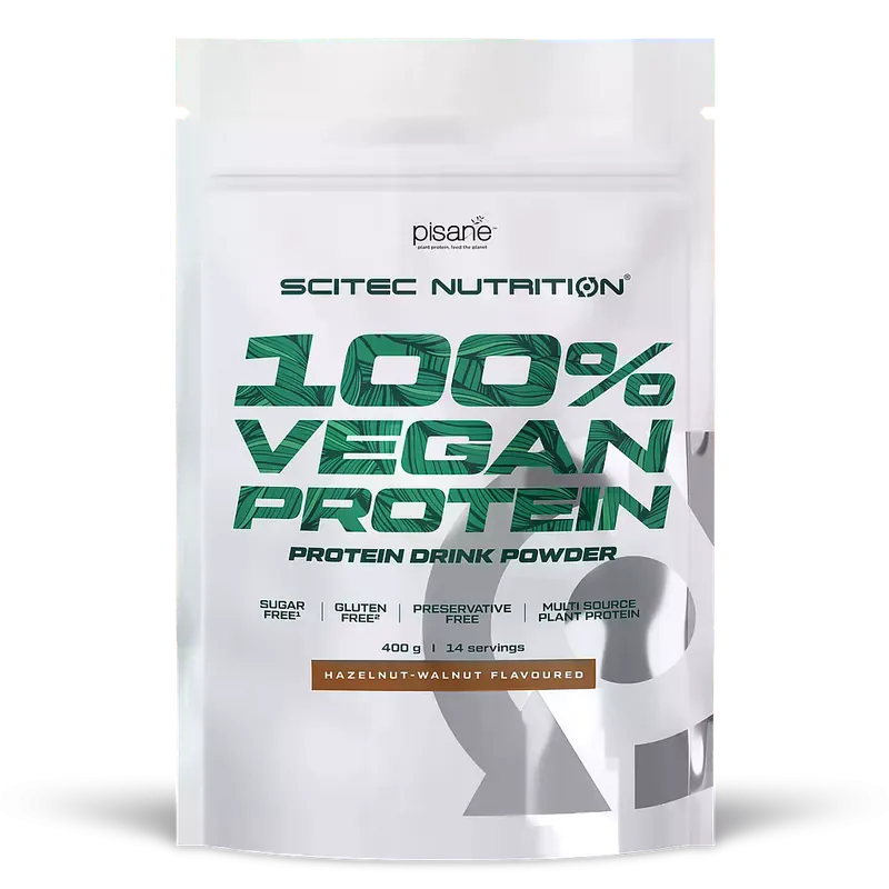 100% Vegan Protein (400g) Hazelnut Walnut