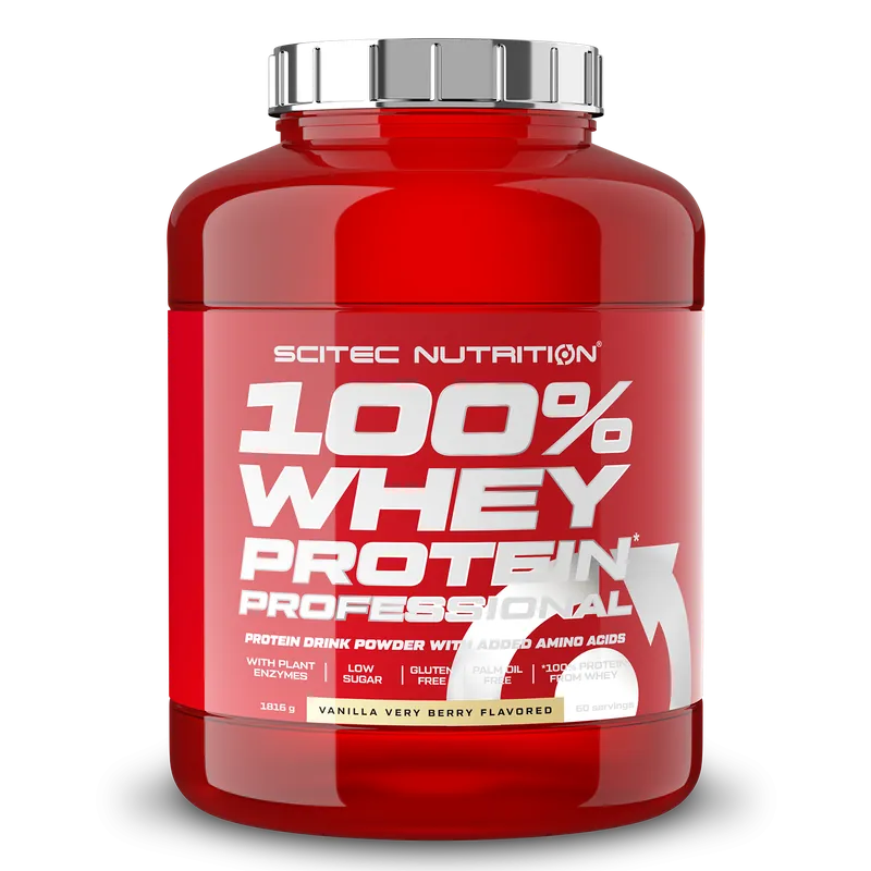 100% Whey Protein Professional (1816g) Vanilla Very Berry