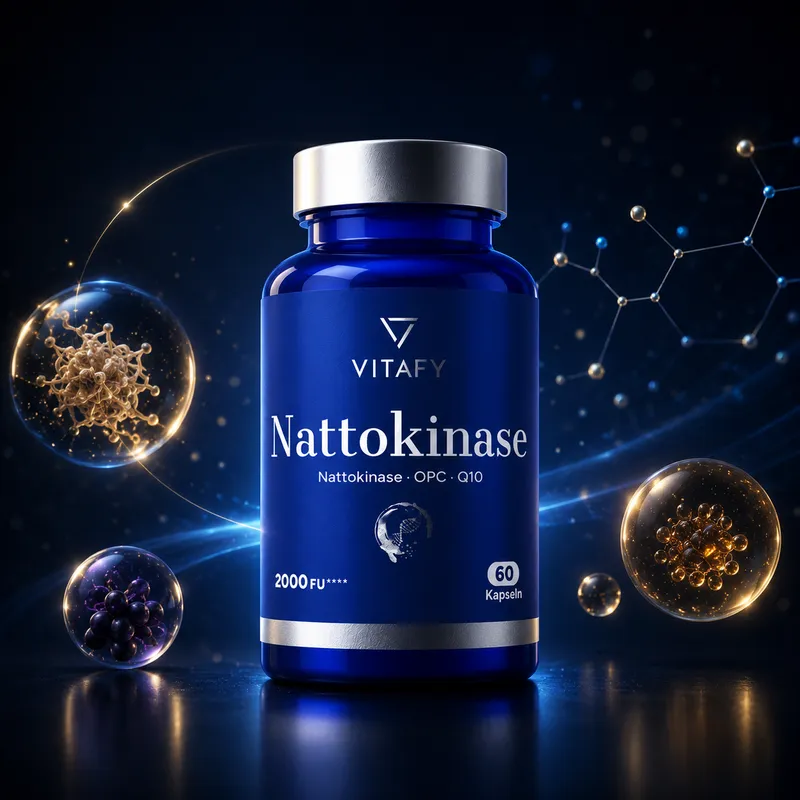 Nattokinase mit OPC und Coenzym Q10 (60 Kapseln)