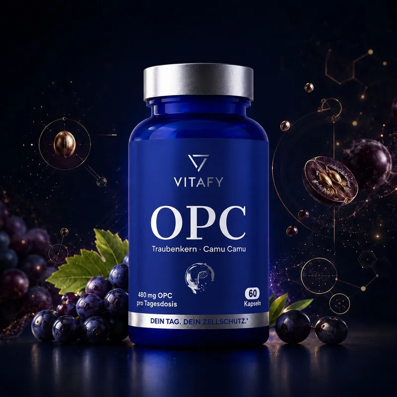 OPC Traubenkernextrakt + Vitamin C (60 Kapseln)