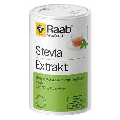 Raab Vitalfood Stevia Extrakt Pulver (50g) – 50 g