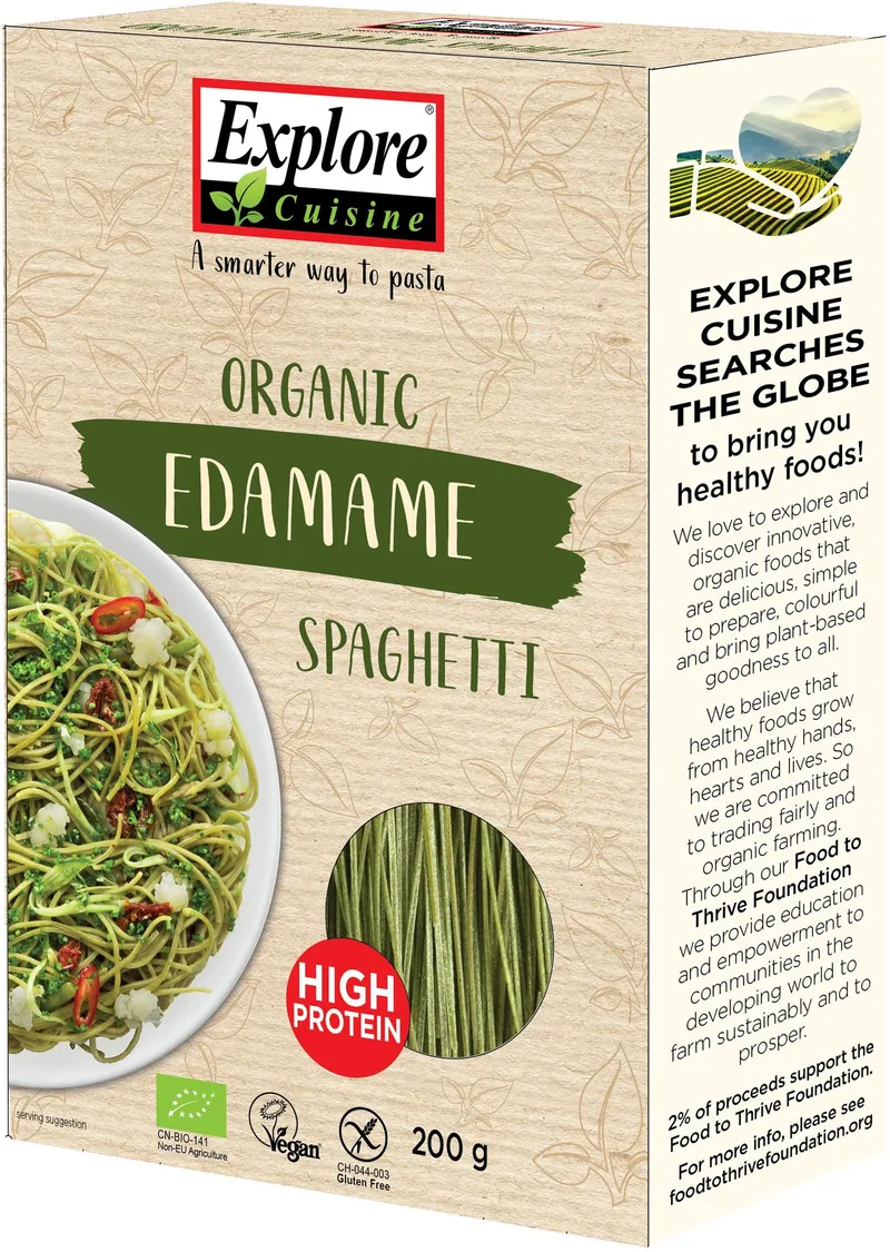 EXPLORE CUISINE Spaghetti aus Edamamebohnen bio (200g) – 200 g