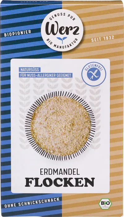 WERZ Bio Erdmandelflocken (250g) – 250 g