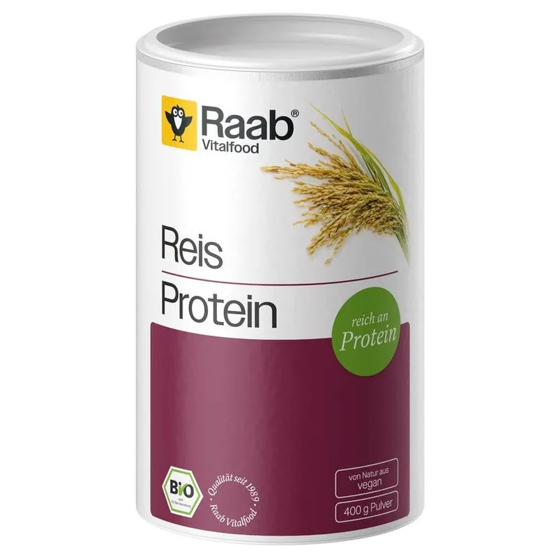 Raab Vitalfood Bio Reis Protein Pulver (400g) – 400 g