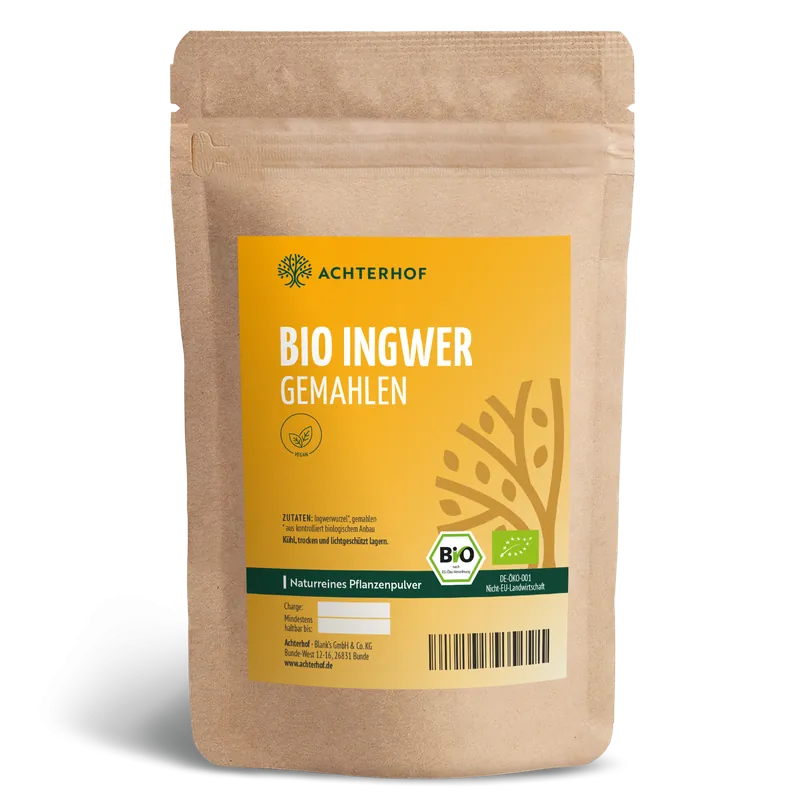 VOM ACHTERHOF Bio Ingwer gemahlen (1000g) – 1000 g