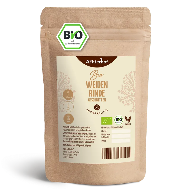 Weidenrinde geschnitten Bio (500g)
