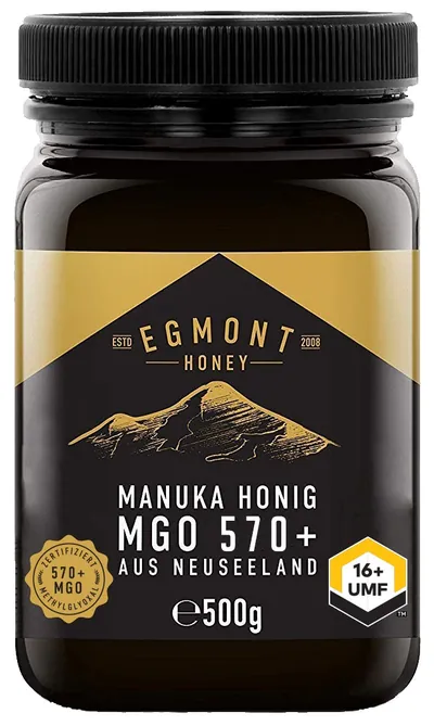 EGMONT HONEY Egmont Manuka Honig MGO 570+ UMF 16+ (500g) – 500 g