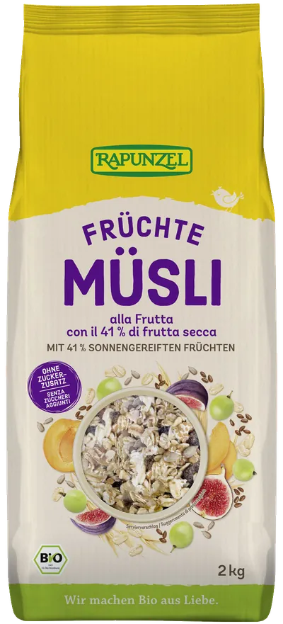 RAPUNZEL Früchte Müsli bio (2000g) – 2000 g