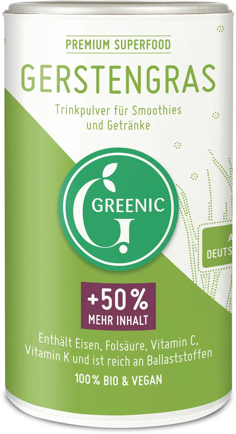 GREENIC Gerstengras Pulver bio (150g) – 150 g