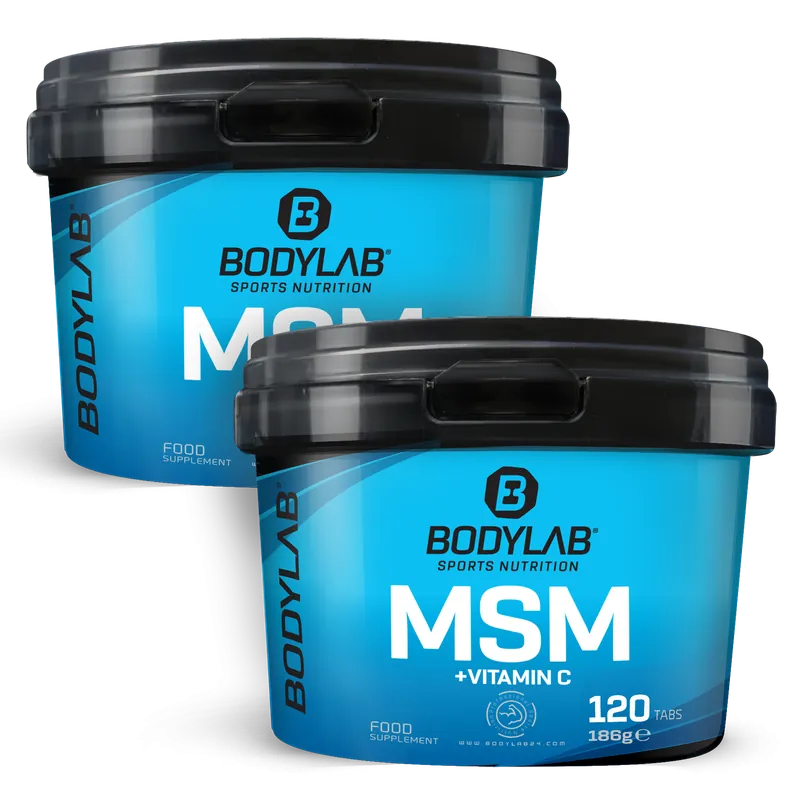 2 x MSM + Vitamin C (120 Tabletten)