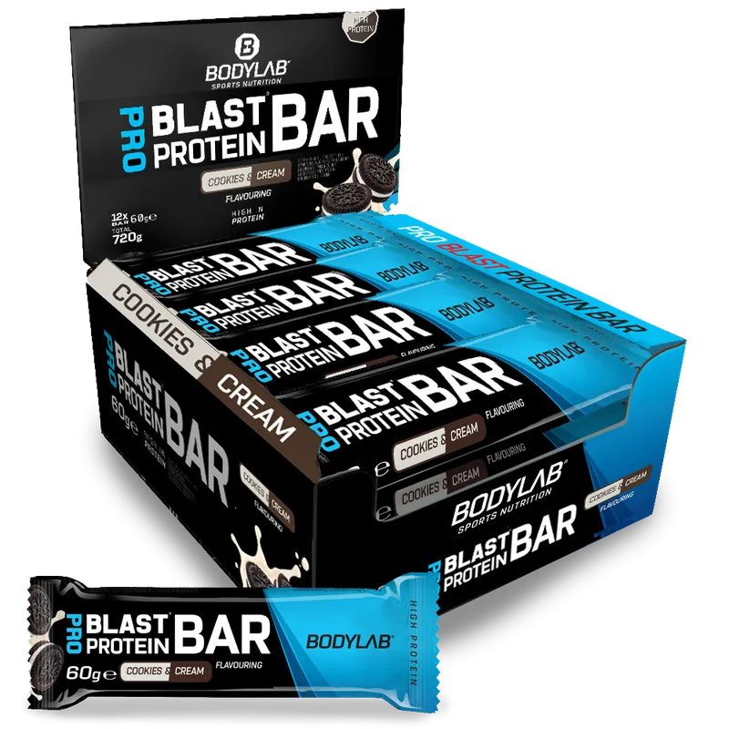 BODYLAB Pro Blast Protein Bar (12x60g) – 720 g