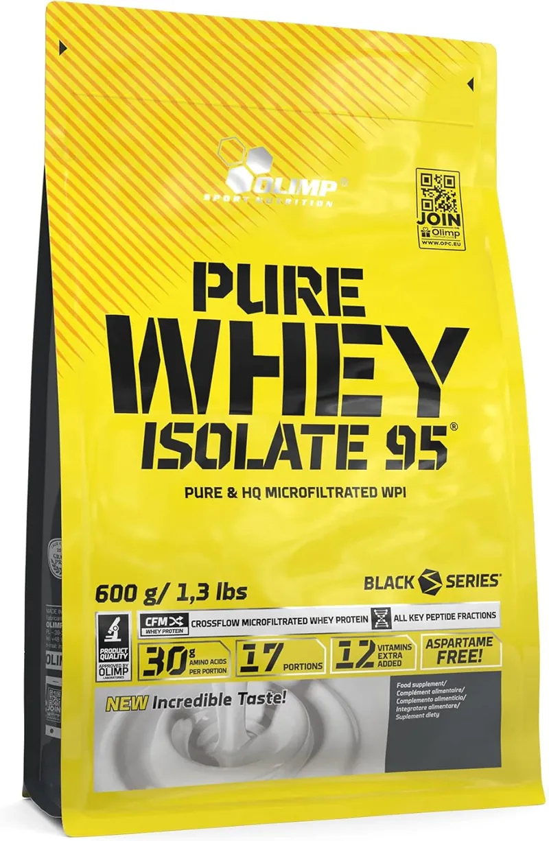 Olimp Pure Whey Isolate 95 (600g) Vanilla – 600 g