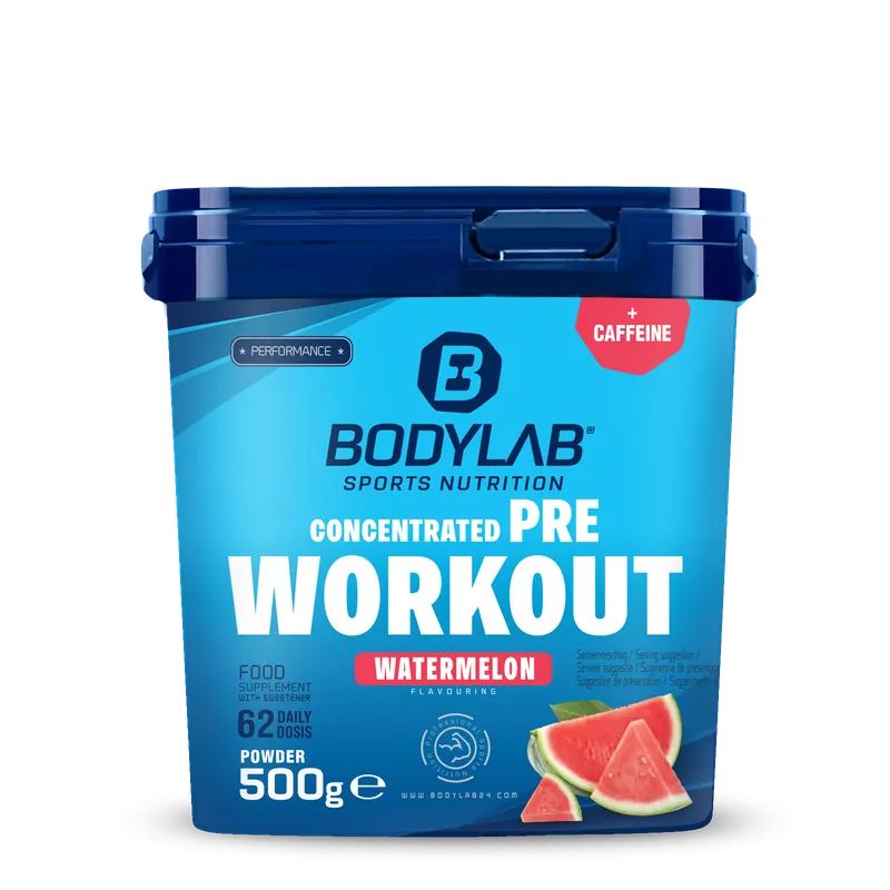 BODYLAB Concentrated Pre Workout (500g) Grüner Apfel – 500 g
