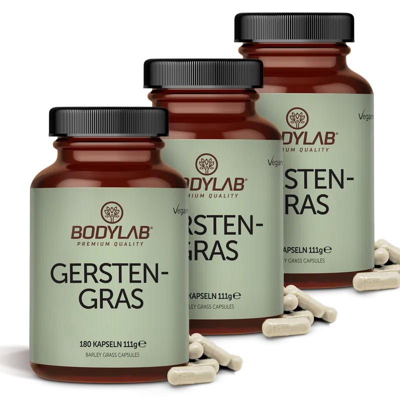 3 x Gerstengras in Kapselform (3 x 180 Kapseln)
