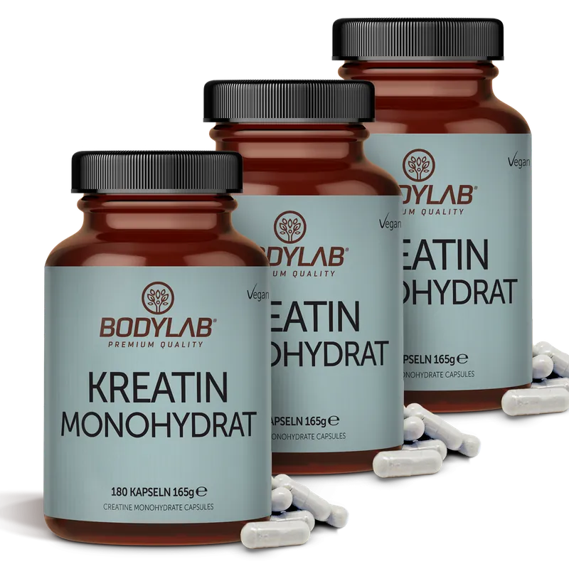 3 x Kreatin Monohydrat (3 x 180 Kapseln)