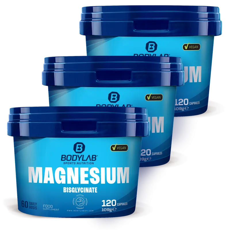 3 x Magnesium Bisglycinate (120 Kapseln)