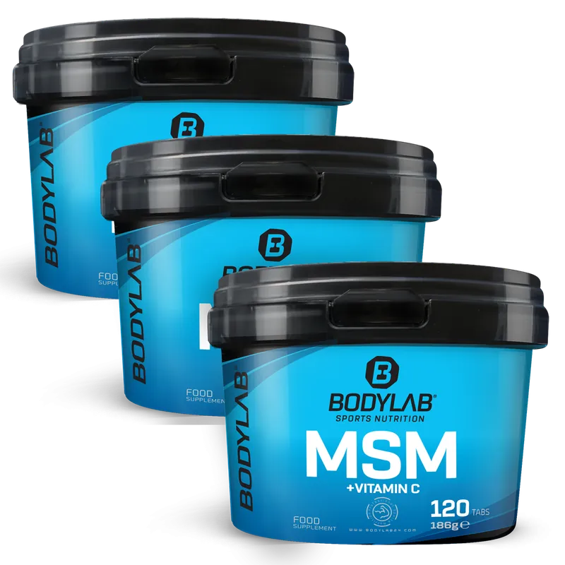 3 x MSM + Vitamin C (120 Tabletten)