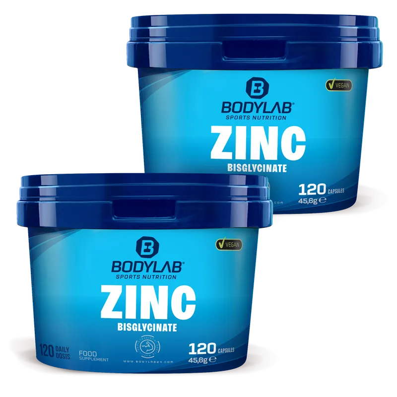 2 x Zinc Bisglycinate (je 120 Kapseln)