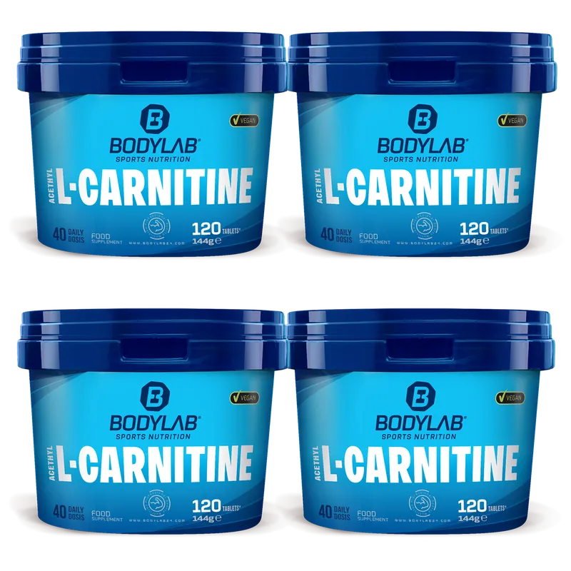 4 x Bodylab24 Acetyl L-Carnitine (je 120 Tabletten)