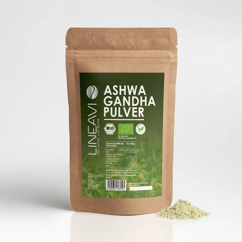 LINEAVI Bio Ashwagandhapulver (250g) – 250g